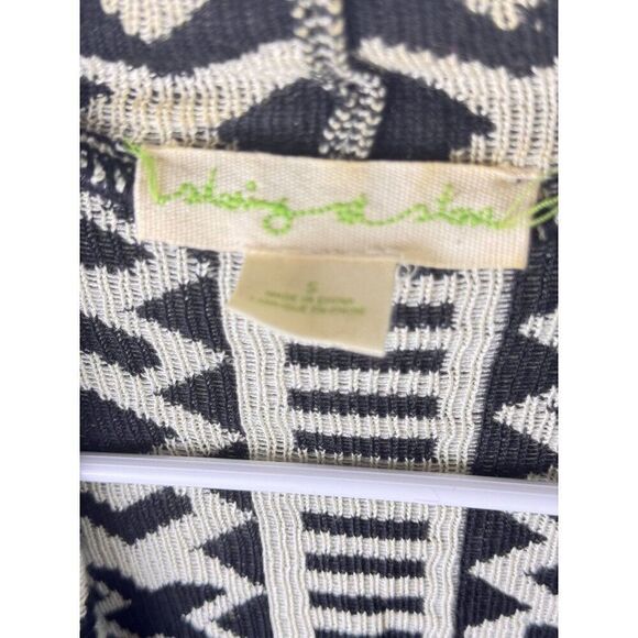 Anthropologie Staring At Stars Boho Waterfall Cardigan Sweater Boho Sz S EUC - Picture 3 of 9